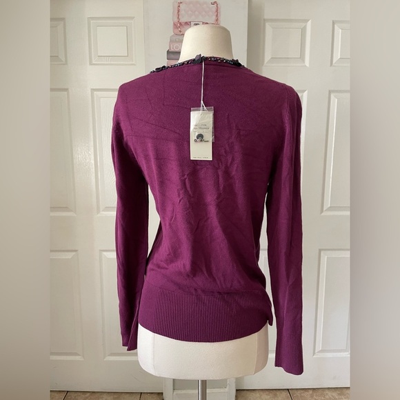 Vertigo Paris Long Sleeve  purple/Lavender fur Size Large - Picture 5 of 8